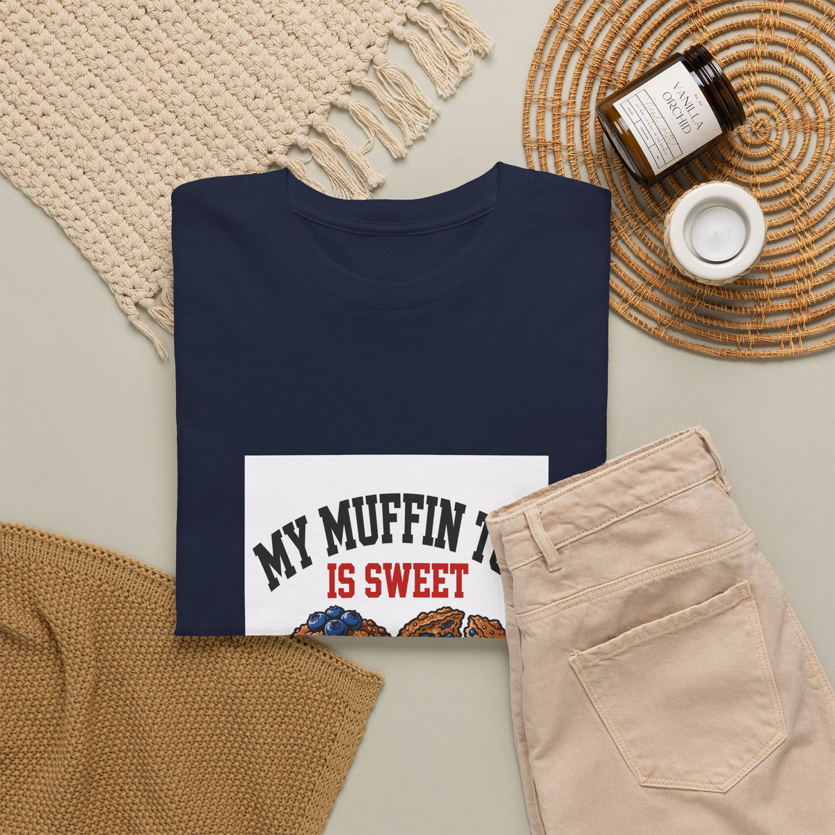 My Muffin Top Is Sweet — Funny Food T-Shirt