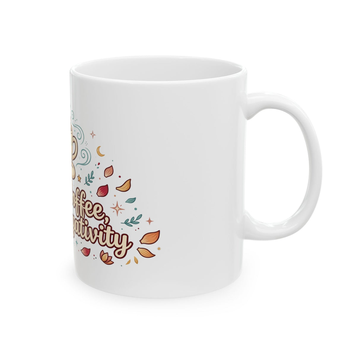 Inhale Coffee, Exhale Negativity — 11oz Ceramic Coffee Mug