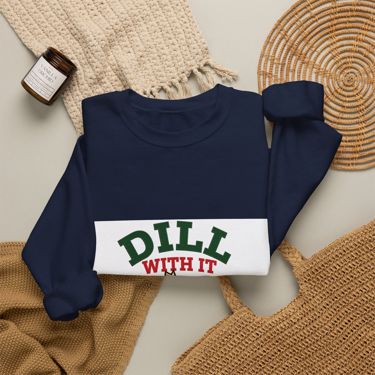 Dill With It — Funny Pickle Sweatshirt