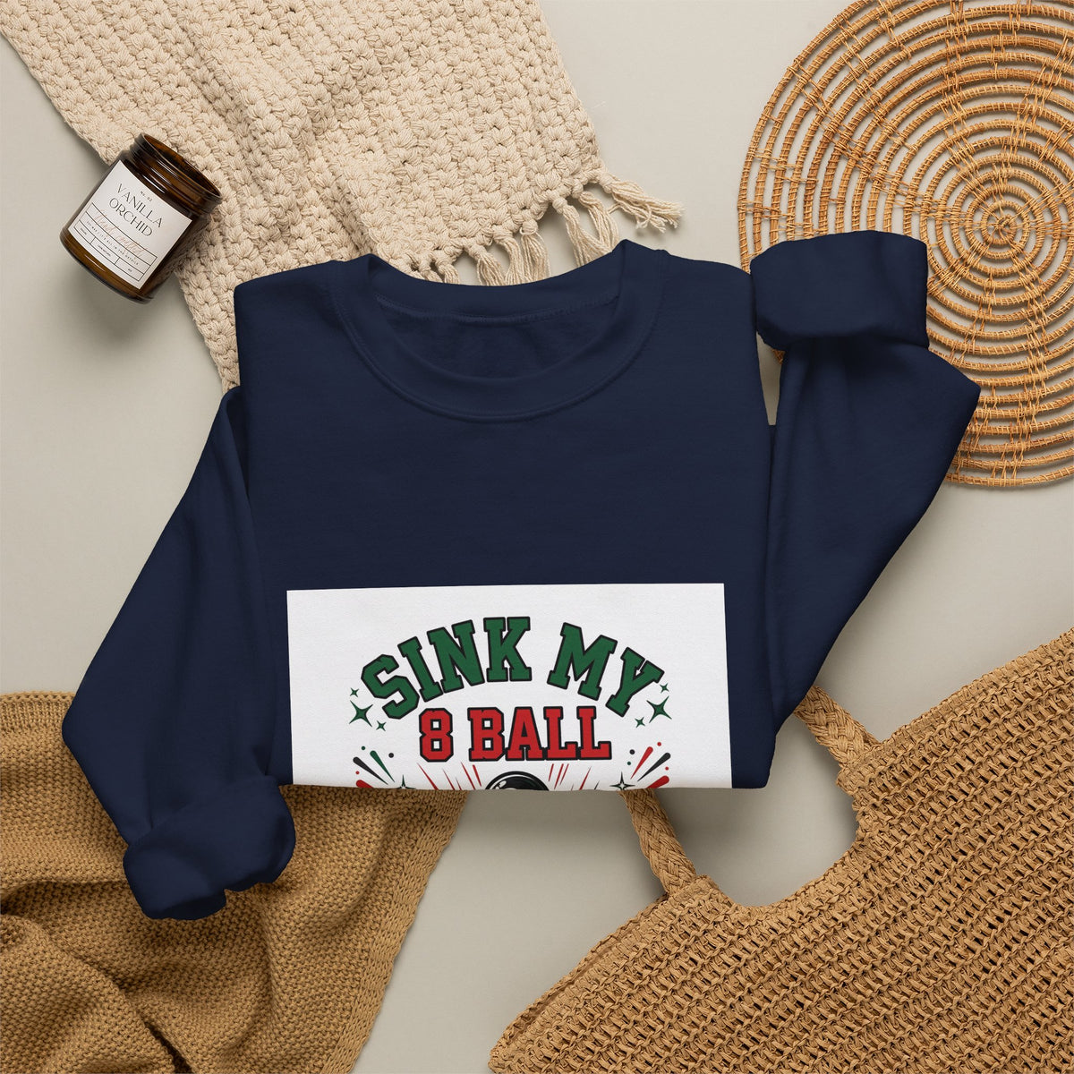 Sink My 8 Ball — Funny Pool Sweatshirt