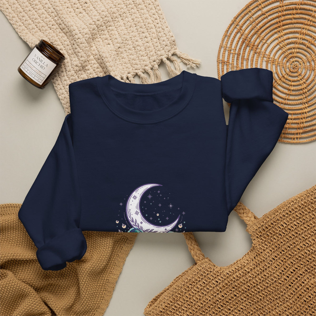 Mystical Mushroom Moon Sweatshirt