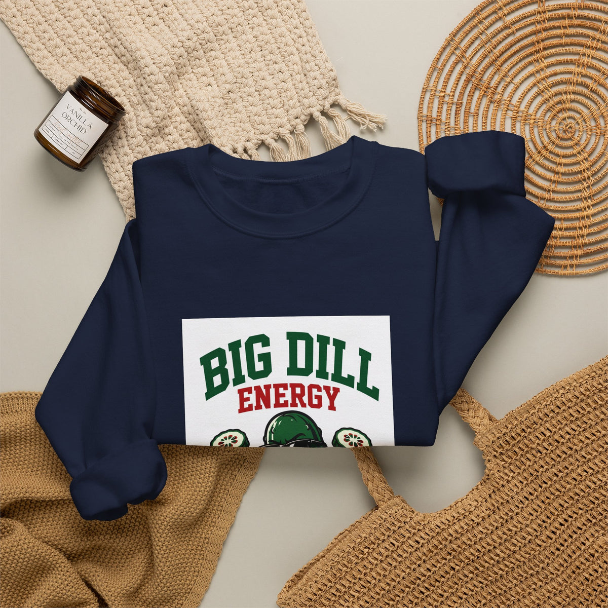 Big Dill Energy — Funny Pickle Sweatshirt