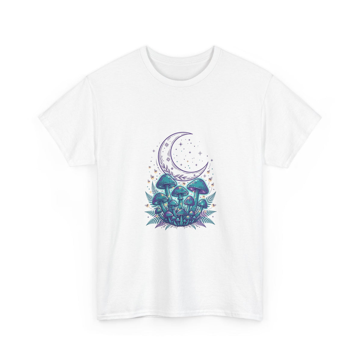 Mystical Mushroom Moon T-Shirt | Fairy Forest Tee