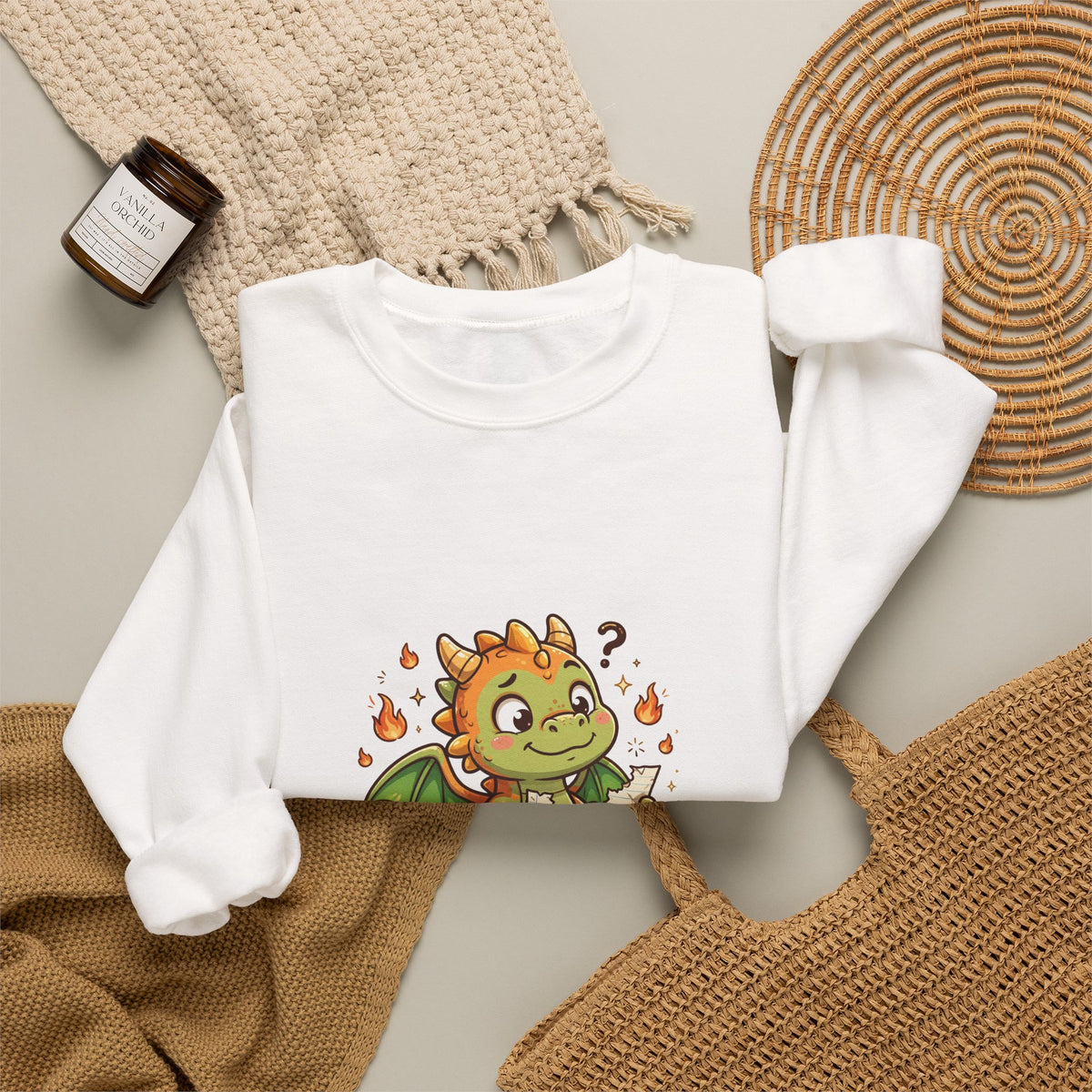 My Dragon Ate My Homework — Funny Dragon Sweatshirt