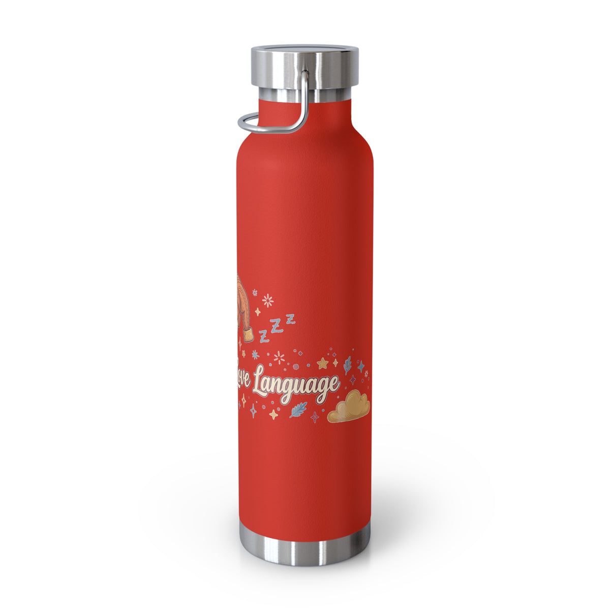 Naps Are My Love Language — Funny 22oz Copper Vacuum Insulated Bottle