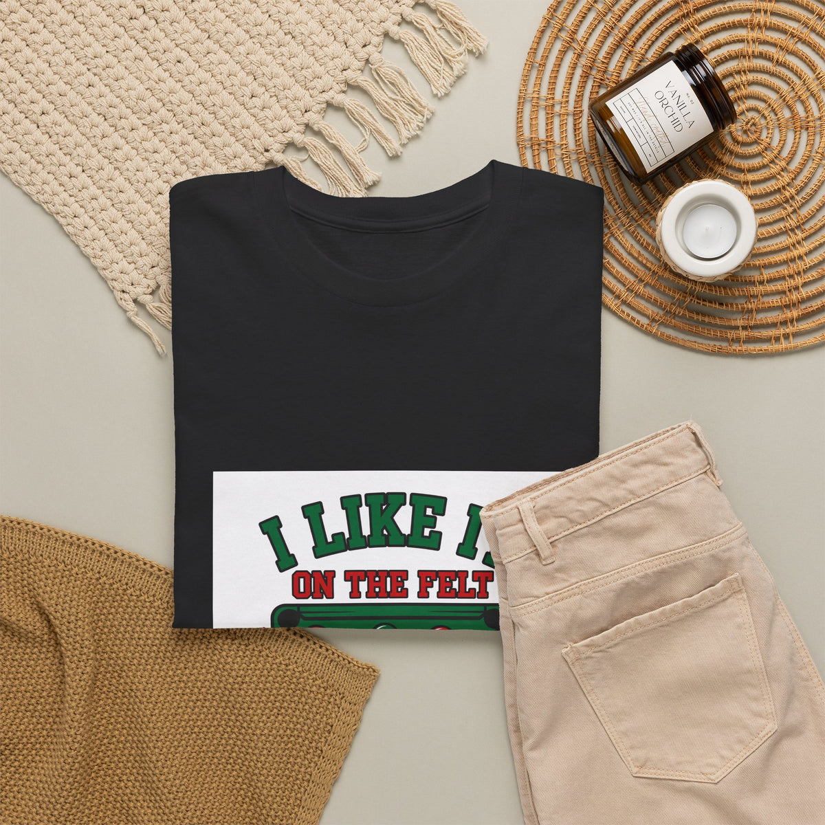 I Like It on the Felt — Funny Pool T-Shirt