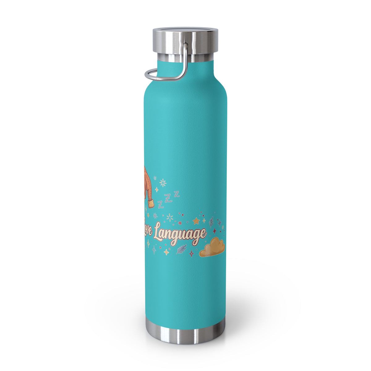 Naps Are My Love Language — Funny 22oz Copper Vacuum Insulated Bottle