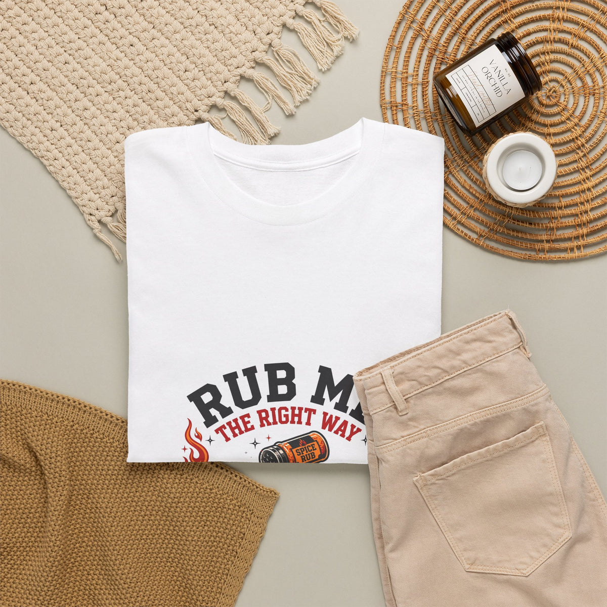 Rub Me The Right Way — Funny BBQ T-Shirt