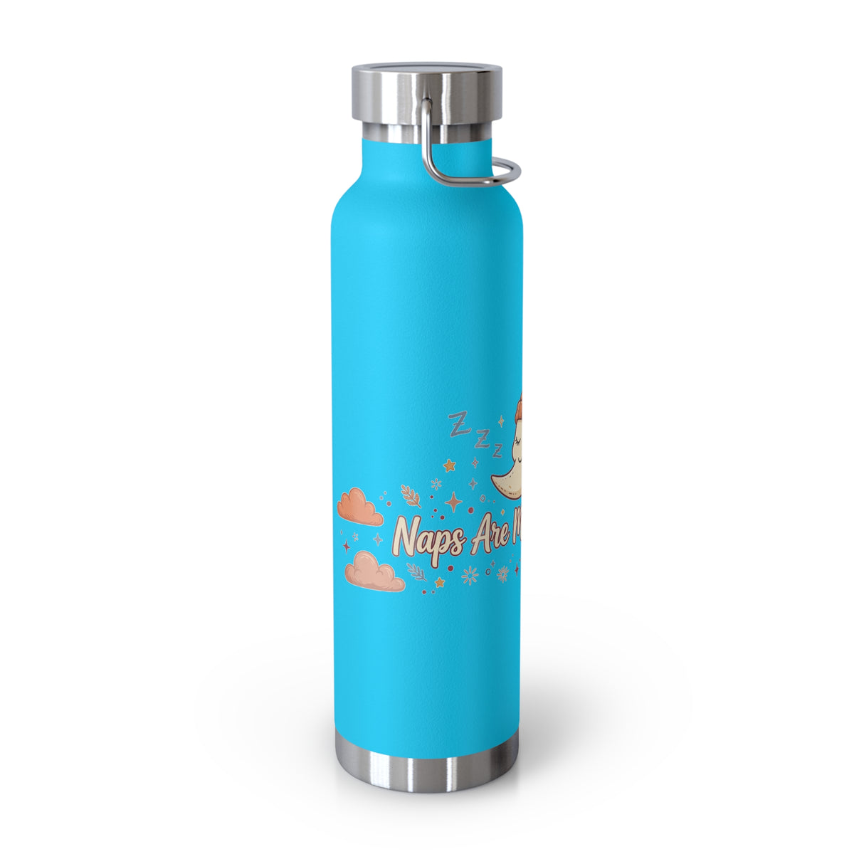 Naps Are My Love Language — Funny 22oz Copper Vacuum Insulated Bottle