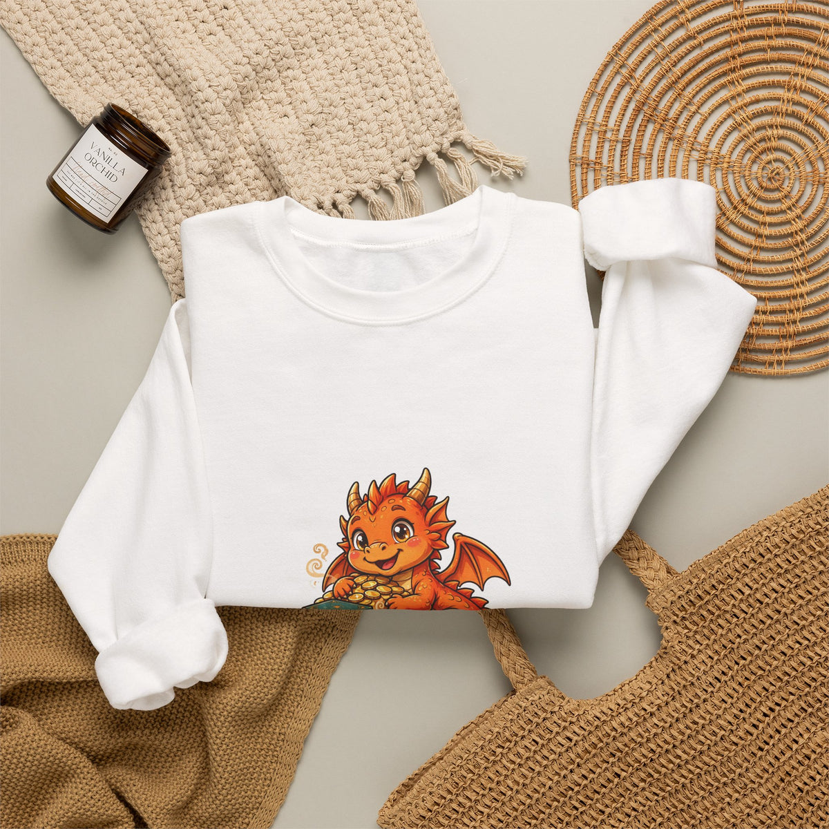 Born to Hoard — Funny Dragon Sweatshirt