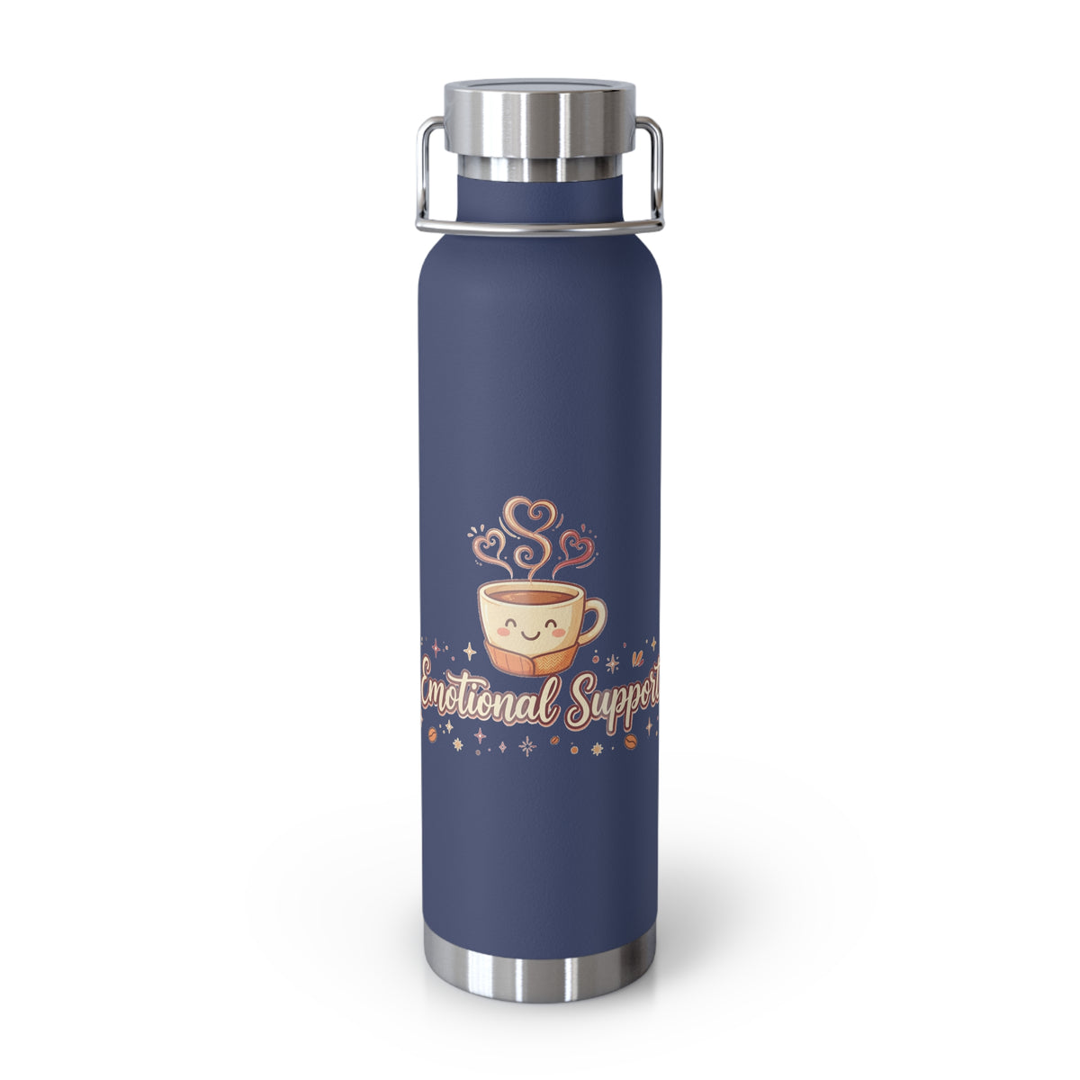 My Emotional Support Cup — Funny 22oz Copper Vacuum Insulated Bottle
