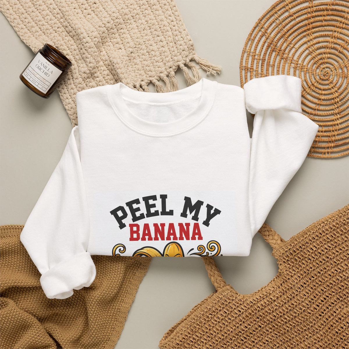 Peel My Banana — Funny Food Sweatshirt