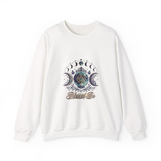 Blessed Be — Pagan Triple Moon Goddess Sweatshirt