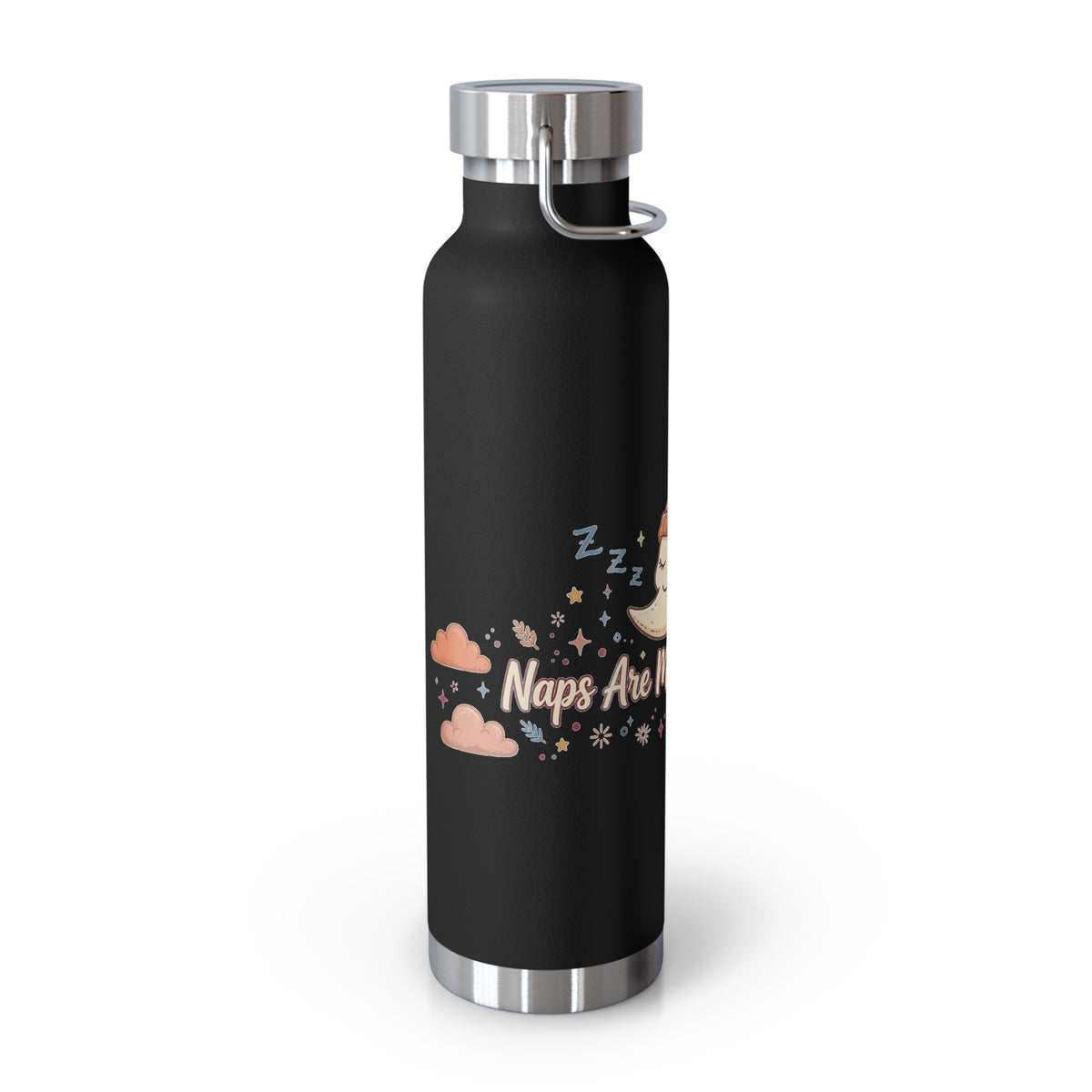 Naps Are My Love Language — Funny 22oz Copper Vacuum Insulated Bottle