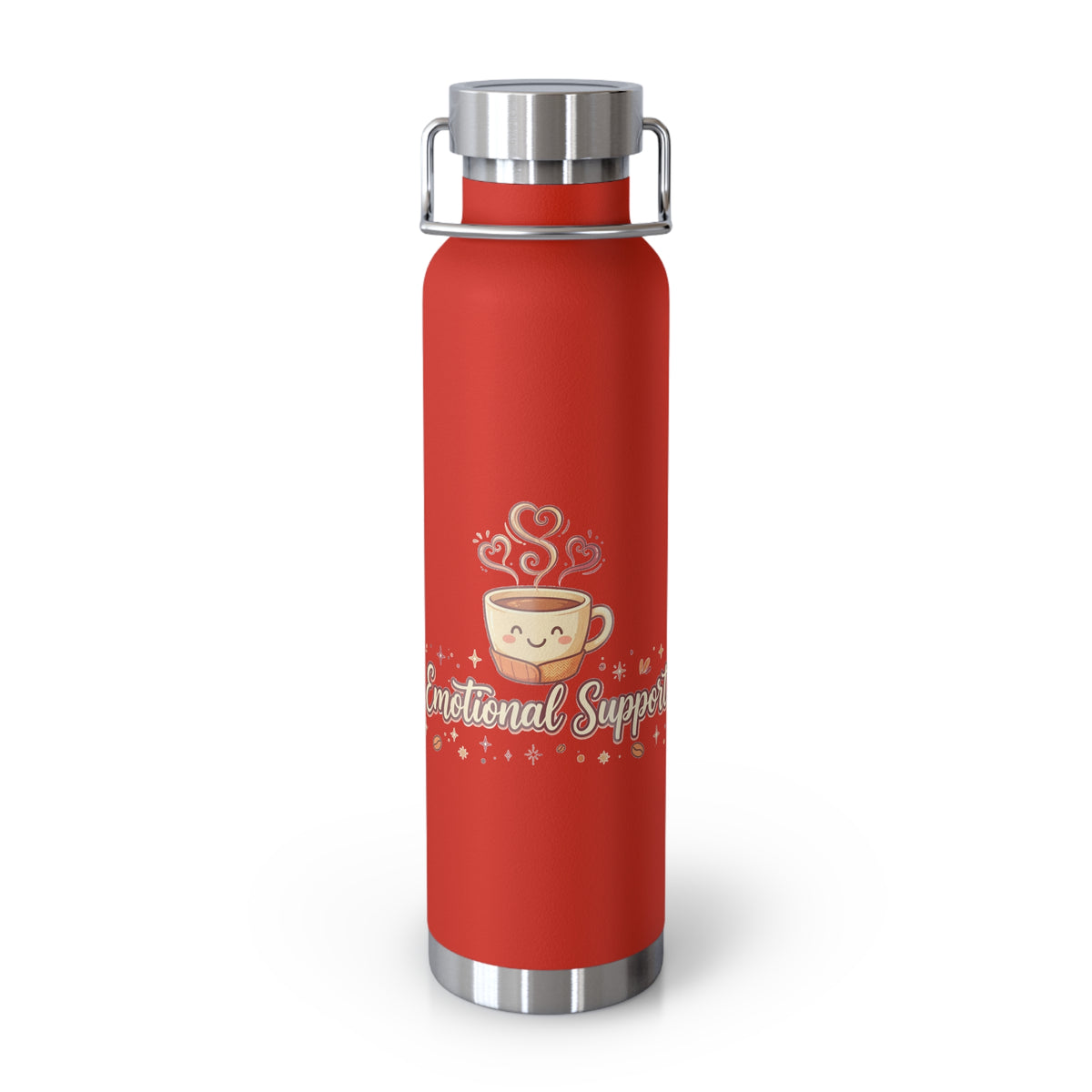 My Emotional Support Cup — Funny 22oz Copper Vacuum Insulated Bottle