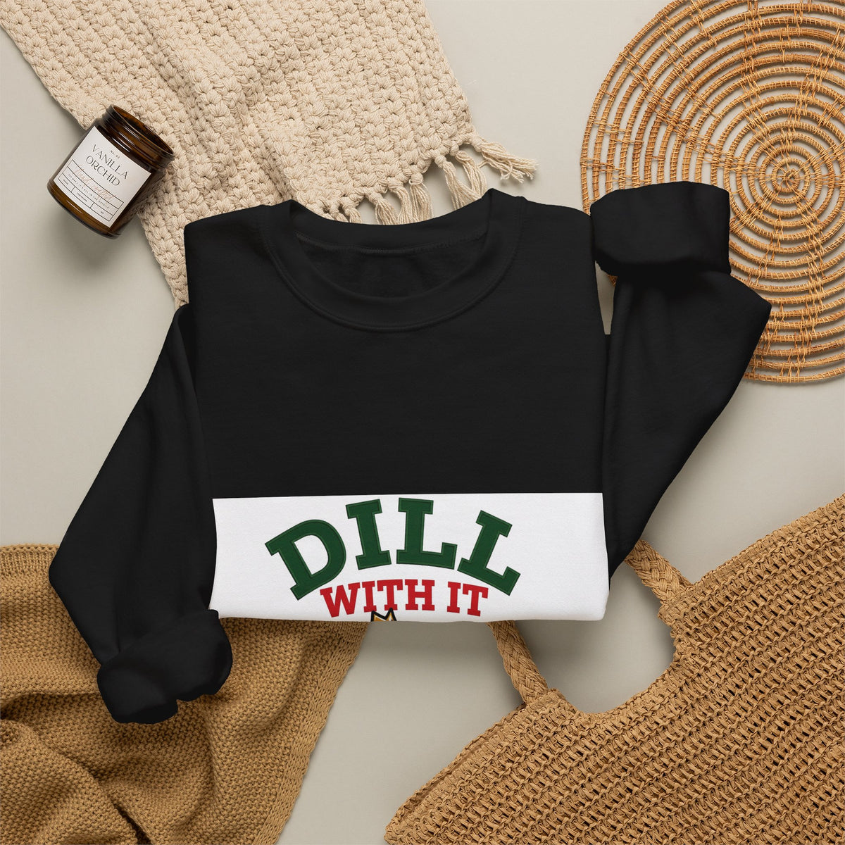 Dill With It — Funny Pickle Sweatshirt