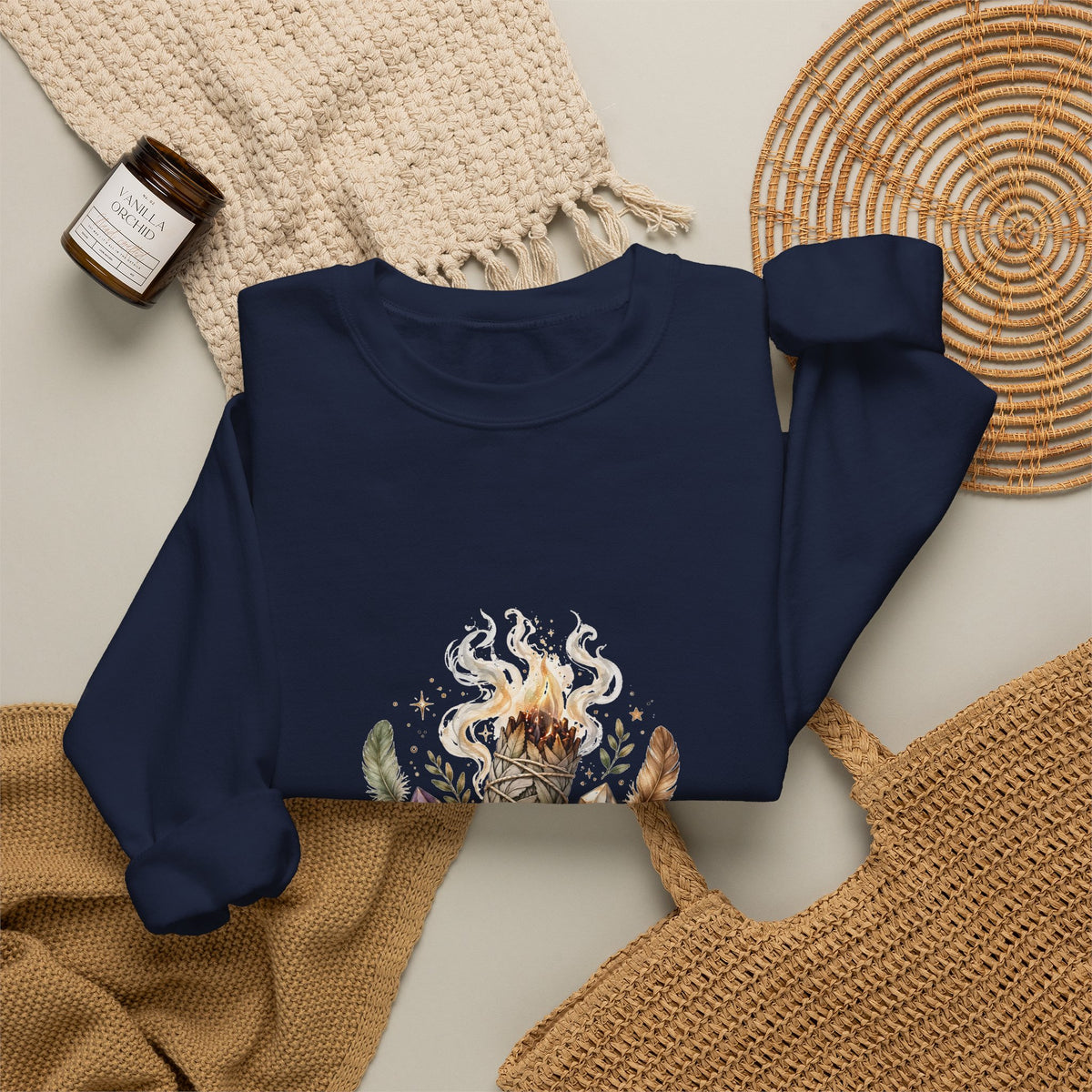 Good Vibes & Sage — Spiritual Sweatshirt
