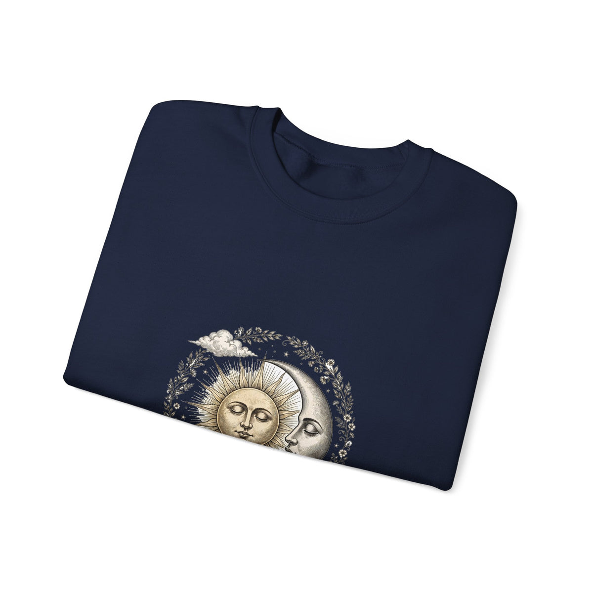 Vintage Celestial Sun and Moon Sweatshirt