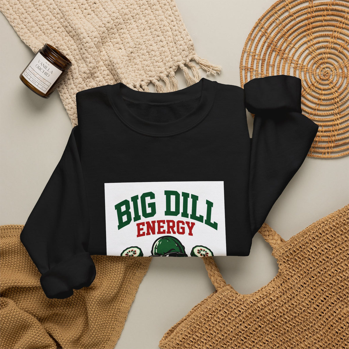 Big Dill Energy — Funny Pickle Sweatshirt