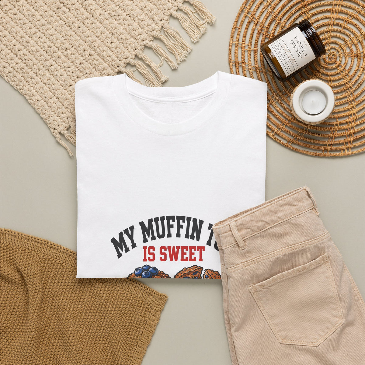 My Muffin Top Is Sweet — Funny Food T-Shirt