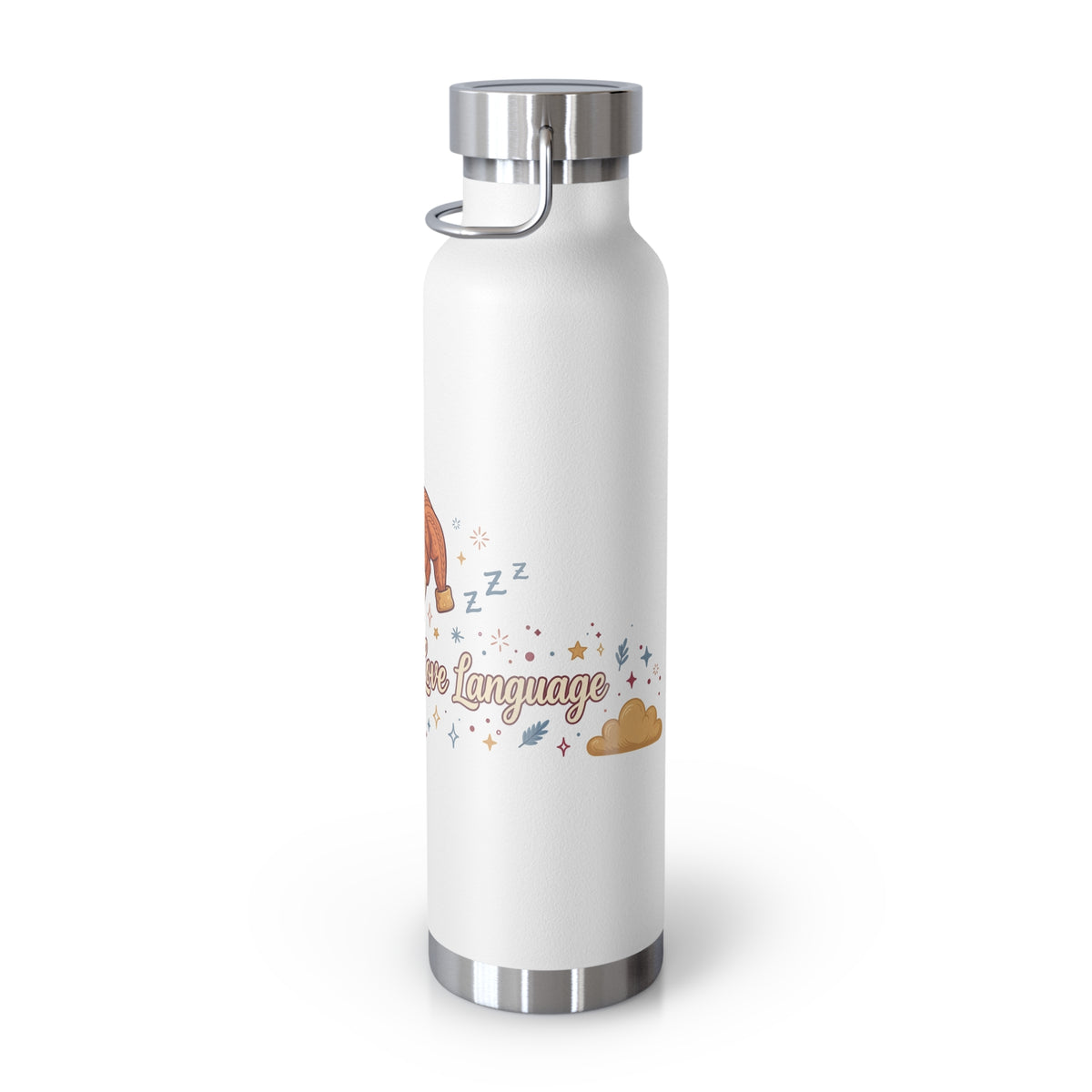 Naps Are My Love Language — Funny 22oz Copper Vacuum Insulated Bottle