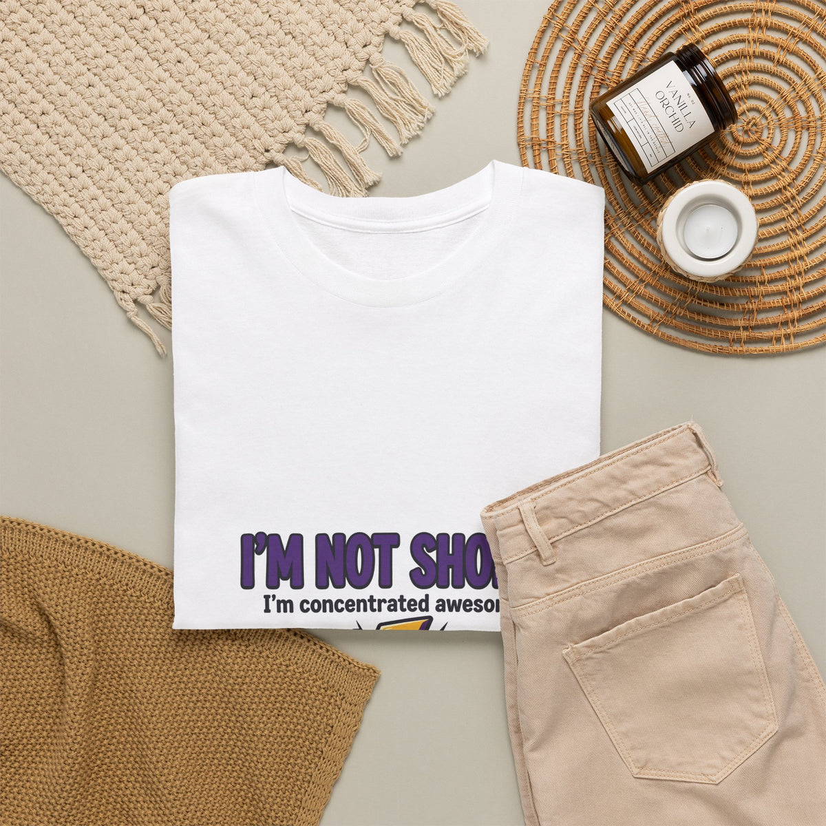 I'm Not Short Concentrated Awesome Funny T-Shirt