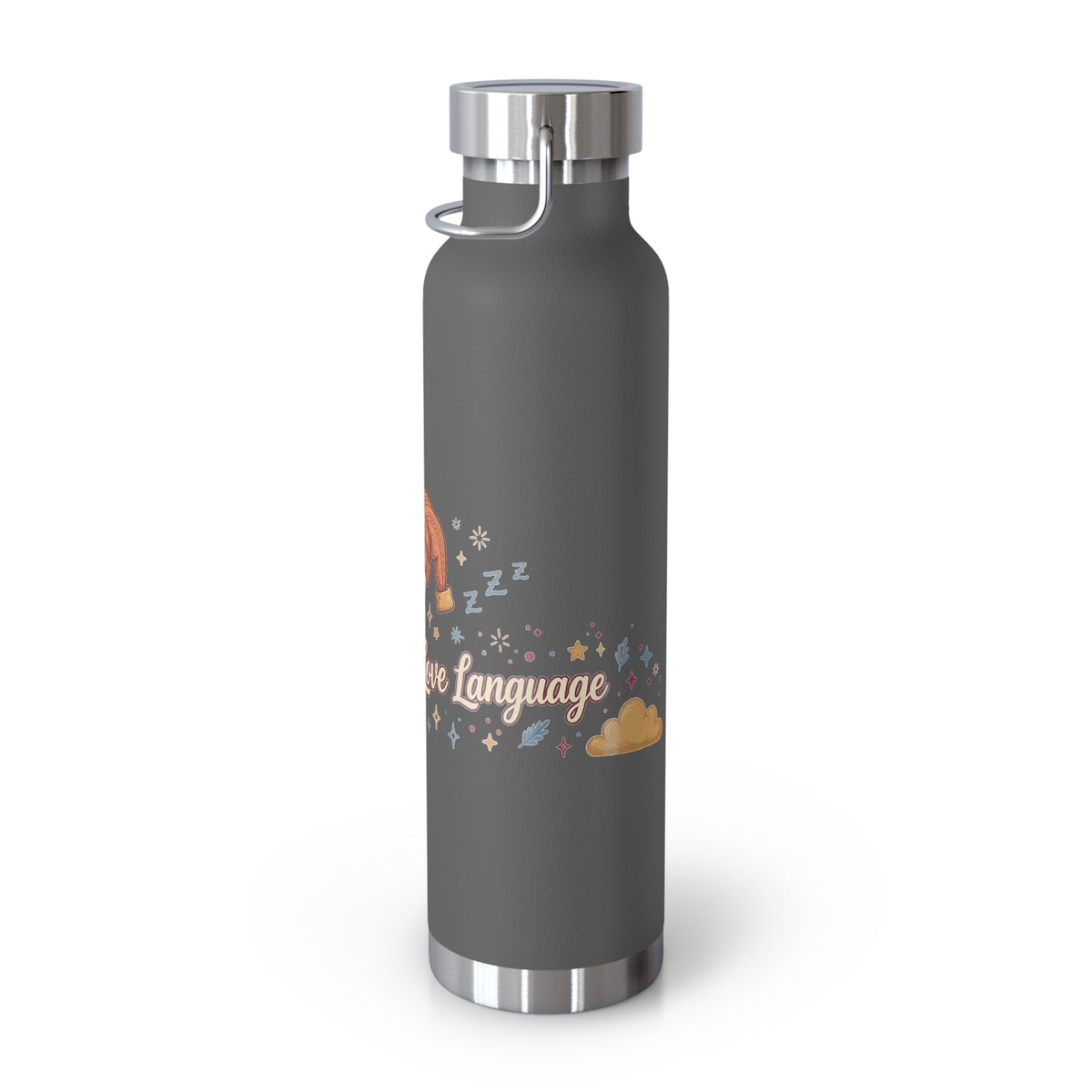 Naps Are My Love Language — Funny 22oz Copper Vacuum Insulated Bottle