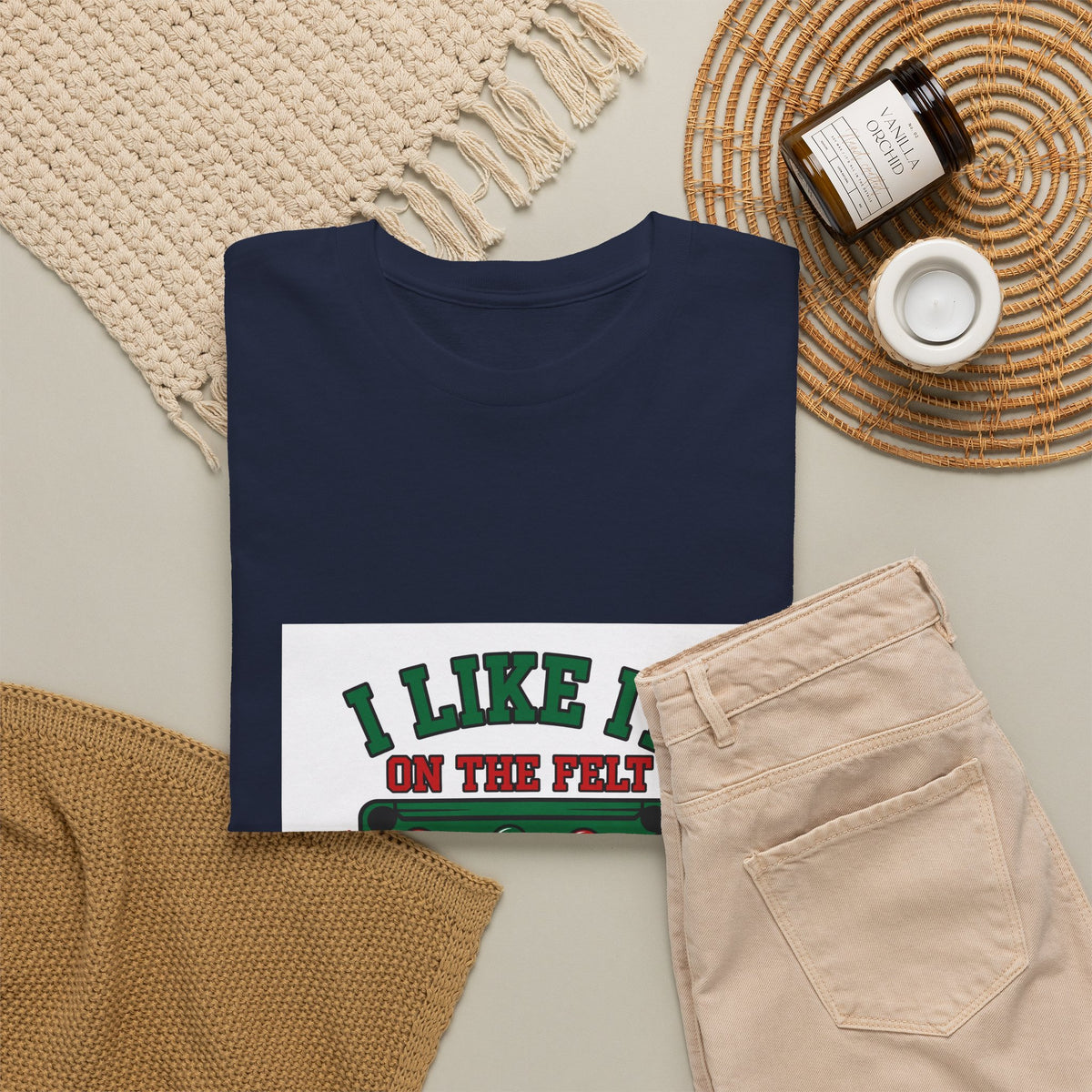 I Like It on the Felt — Funny Pool T-Shirt