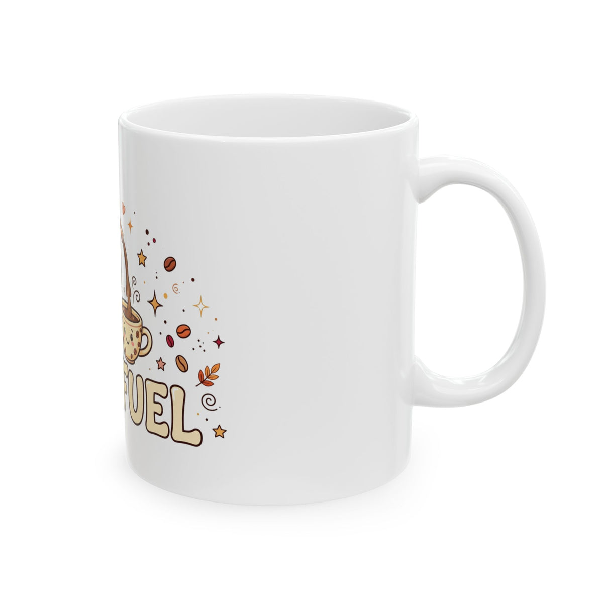 Mom Fuel — Funny 11oz Ceramic Coffee Mug