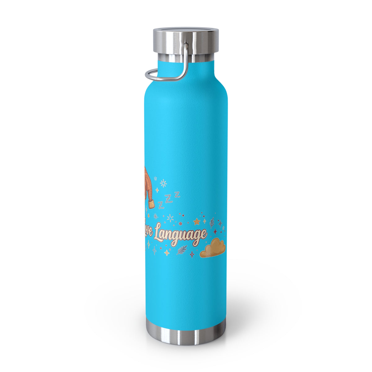 Naps Are My Love Language — Funny 22oz Copper Vacuum Insulated Bottle