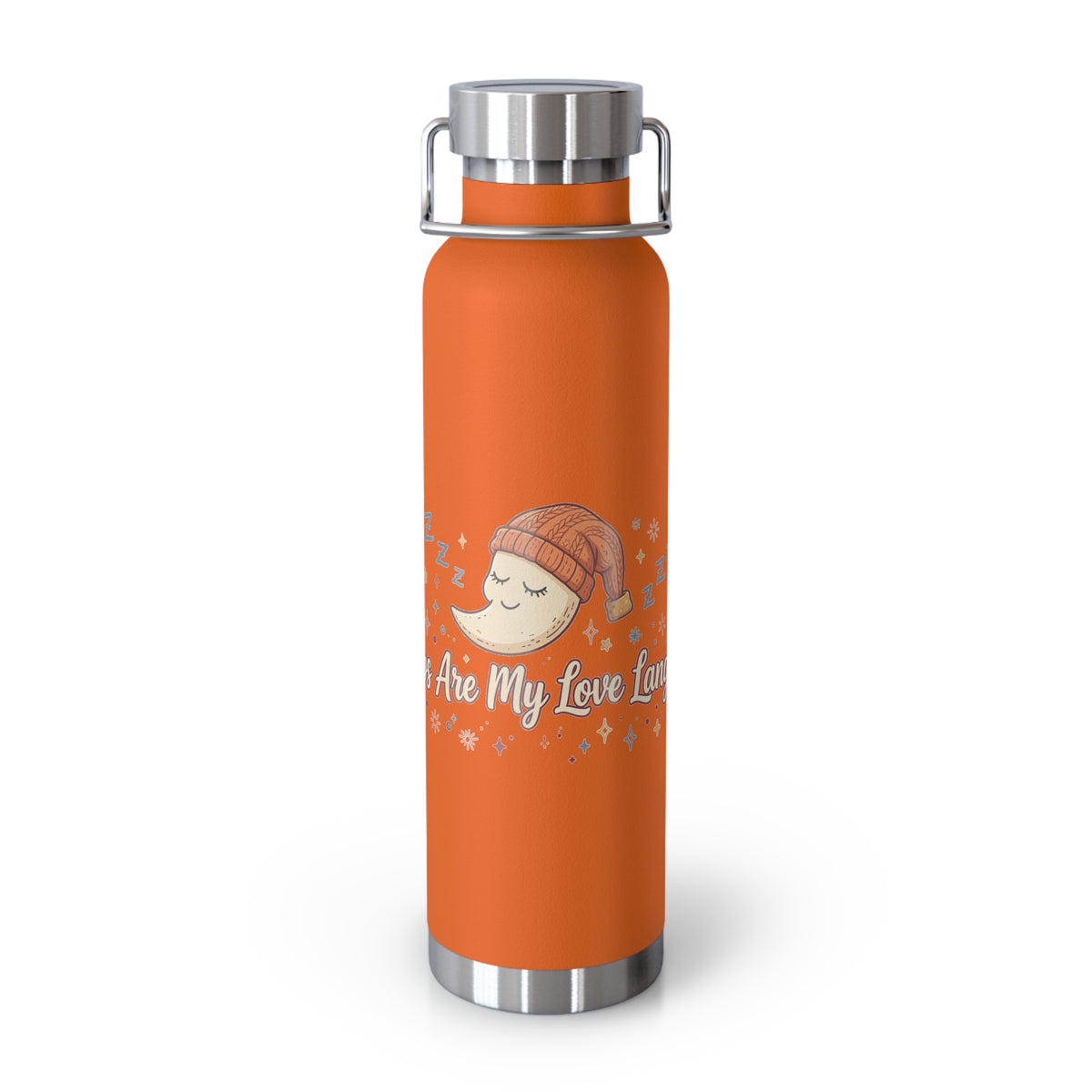 Naps Are My Love Language — Funny 22oz Copper Vacuum Insulated Bottle