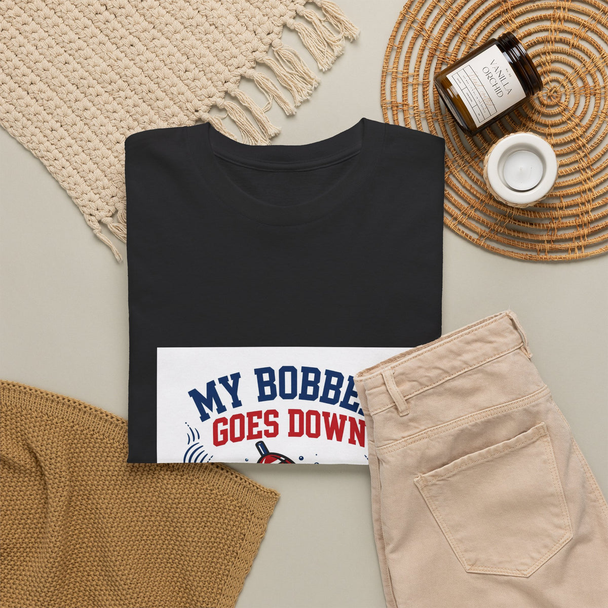 My Bobber Goes Down — Funny Fishing T-Shirt