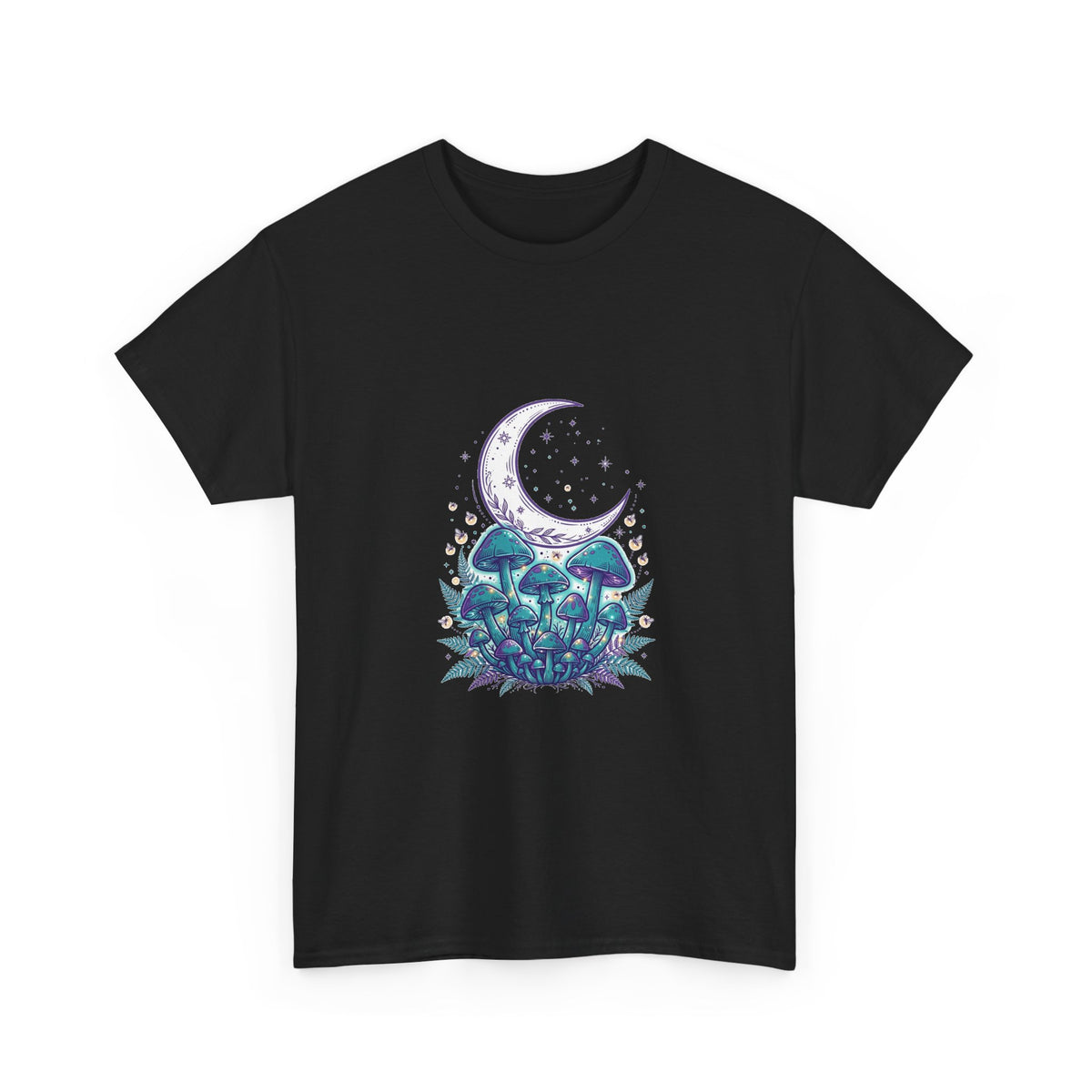 Mystical Mushroom Moon T-Shirt | Fairy Forest Tee