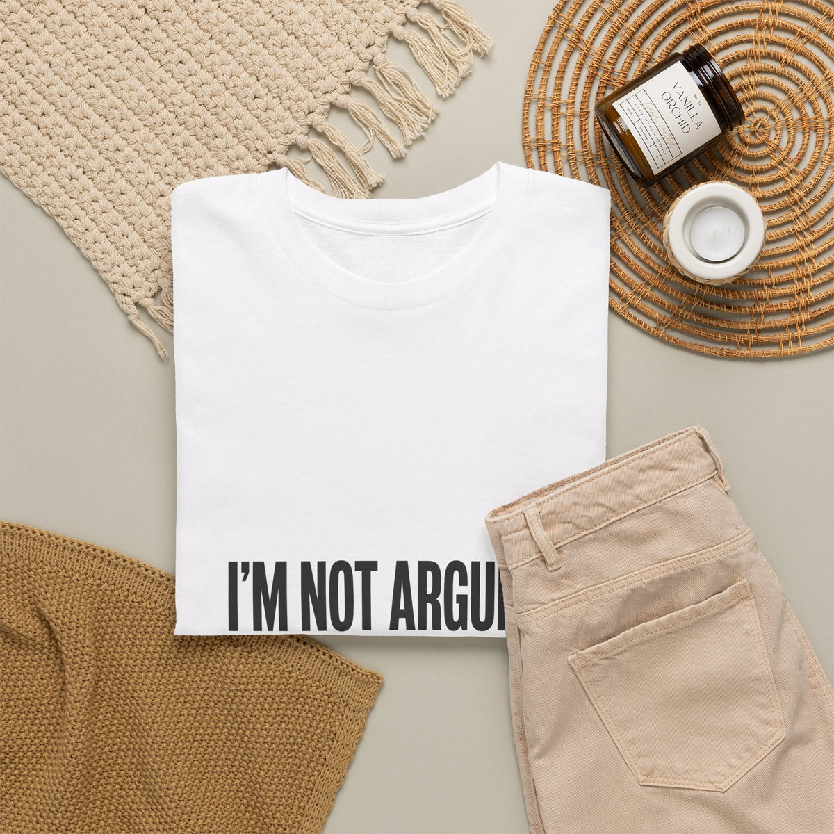 I'm Not Arguing Funny T-Shirt | Sarcastic Humor Tee