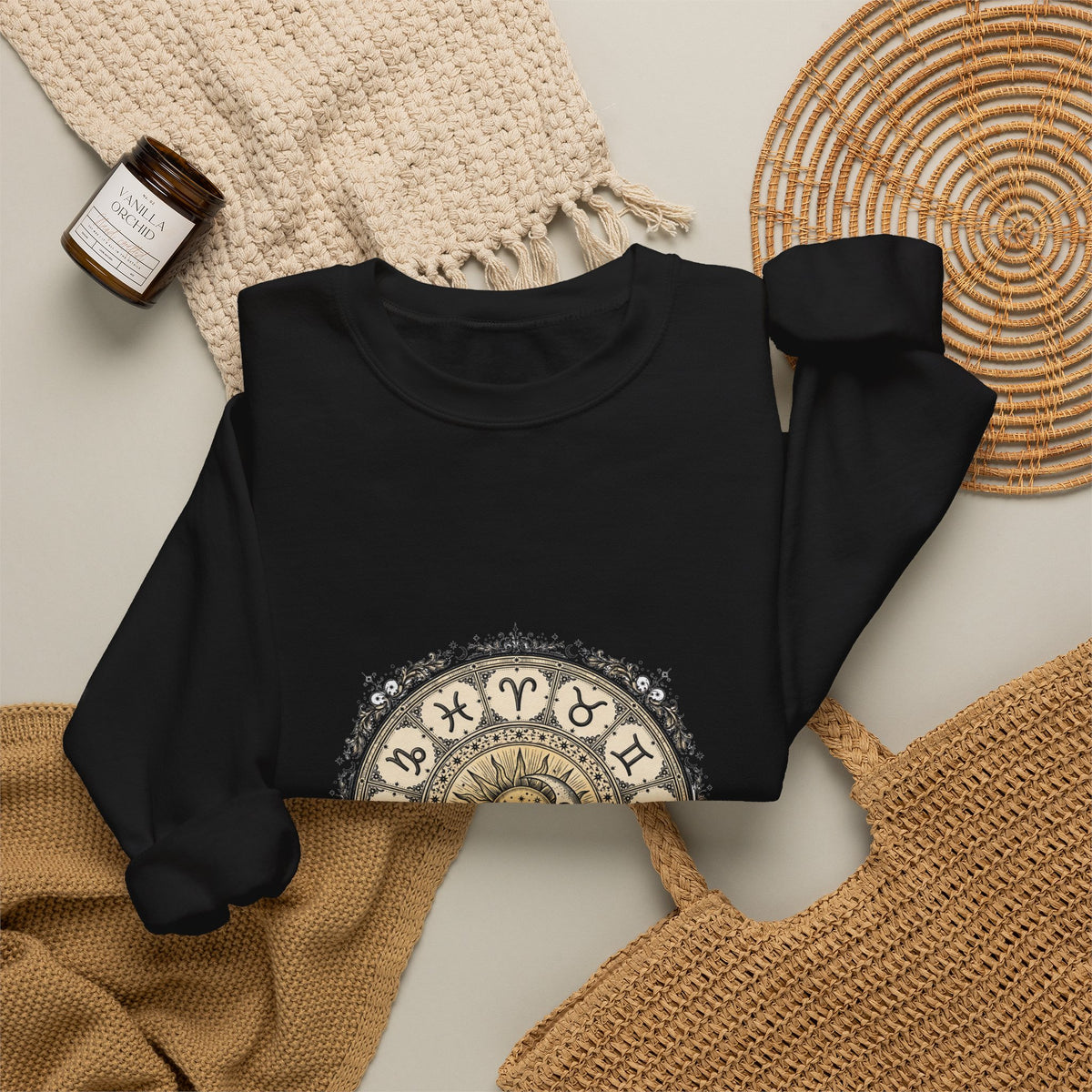 Zodiac Wheel Astrology Sweatshirt