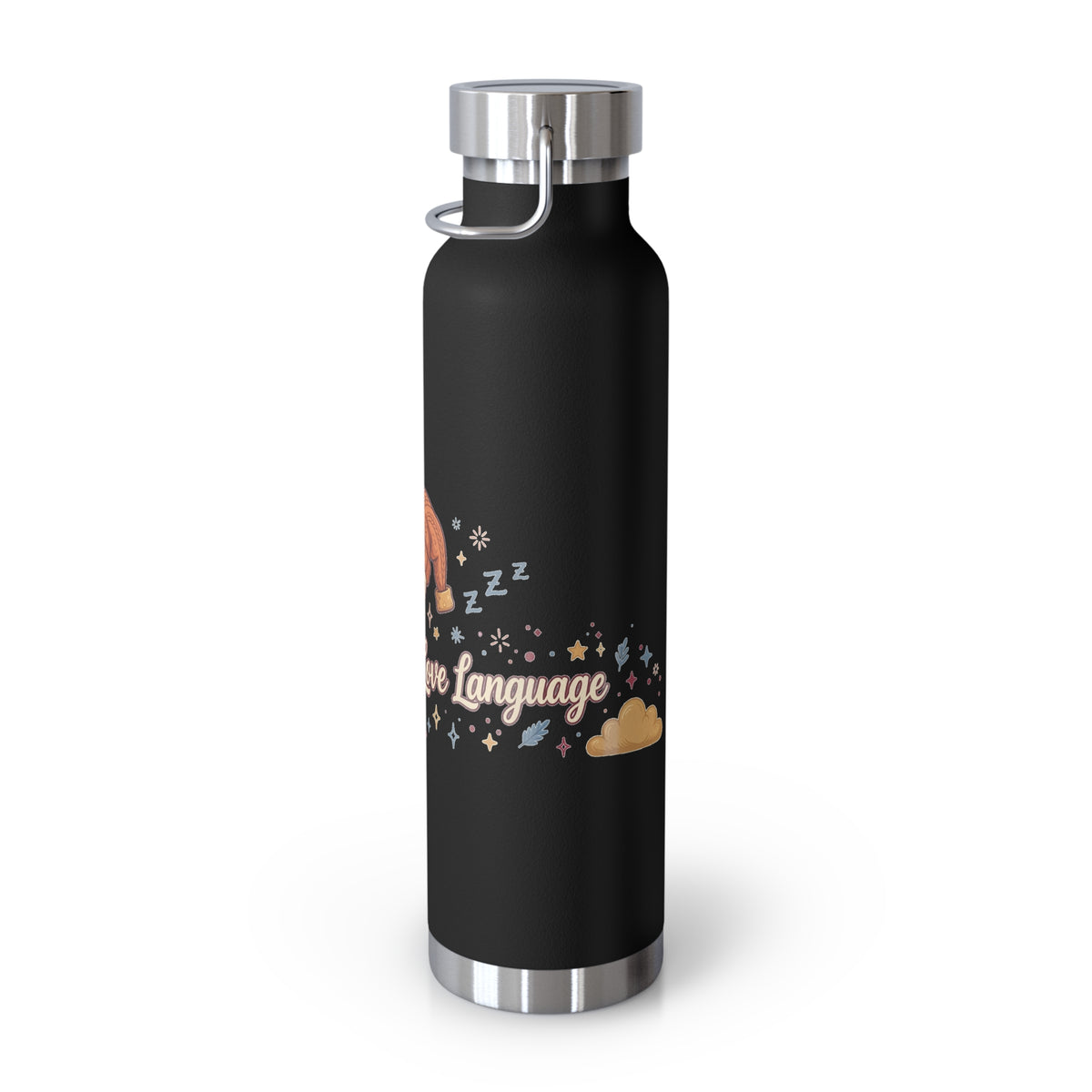 Naps Are My Love Language — Funny 22oz Copper Vacuum Insulated Bottle