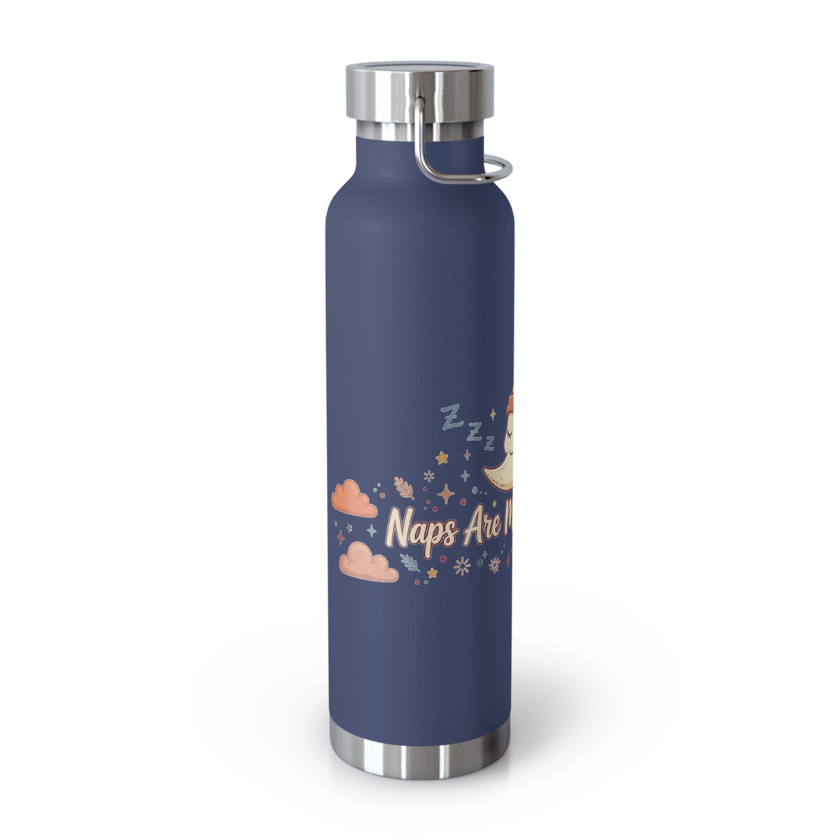 Naps Are My Love Language — Funny 22oz Copper Vacuum Insulated Bottle