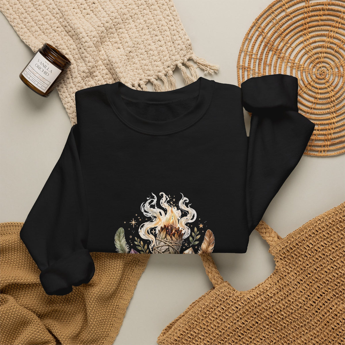 Good Vibes & Sage — Spiritual Sweatshirt