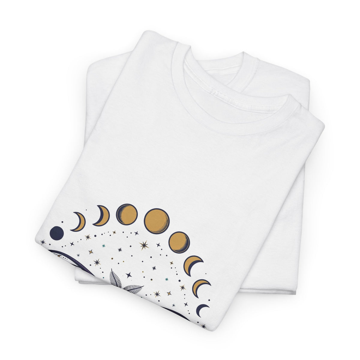 Celestial Luna Moth T-Shirt | Mystical Moon Phases Tee