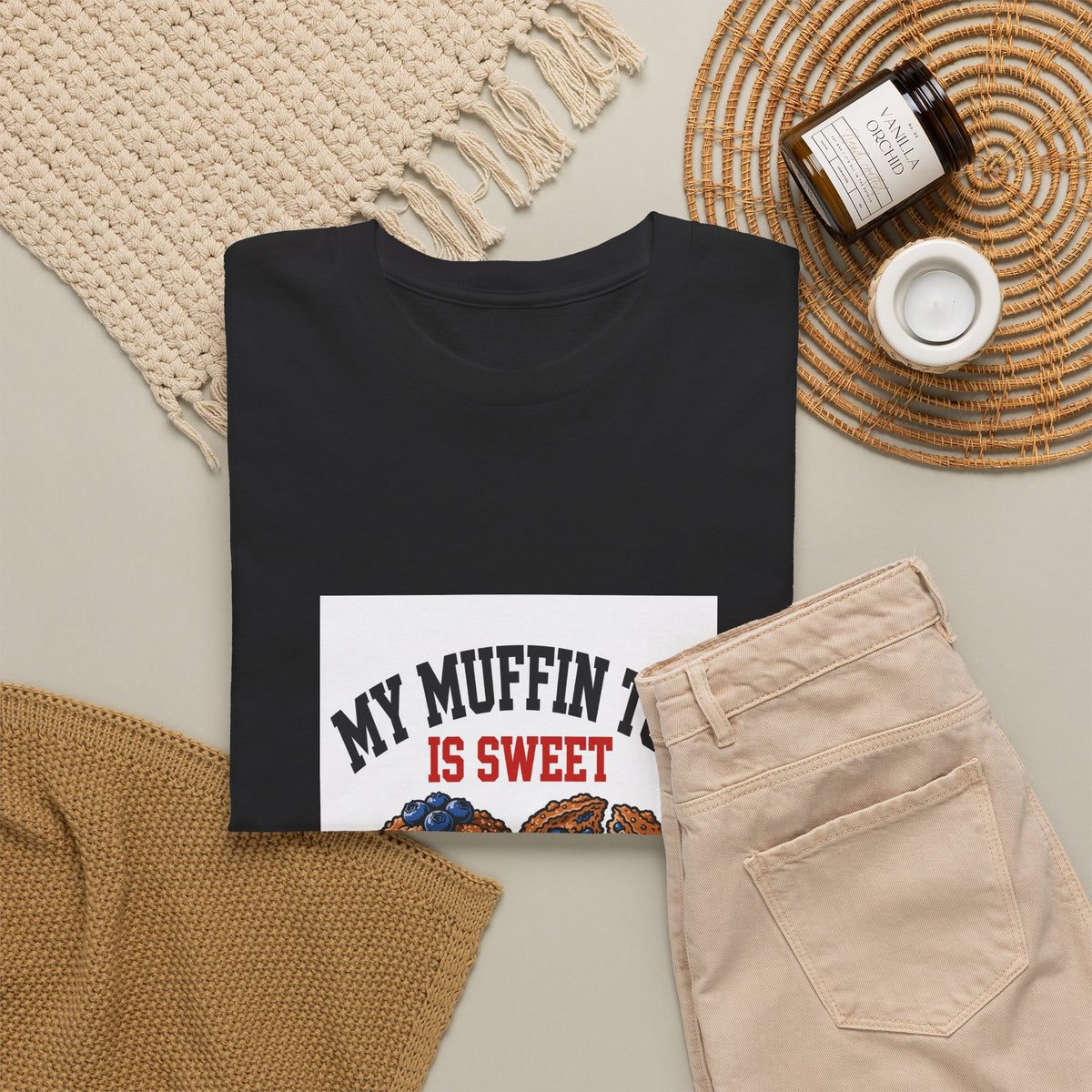 My Muffin Top Is Sweet — Funny Food T-Shirt