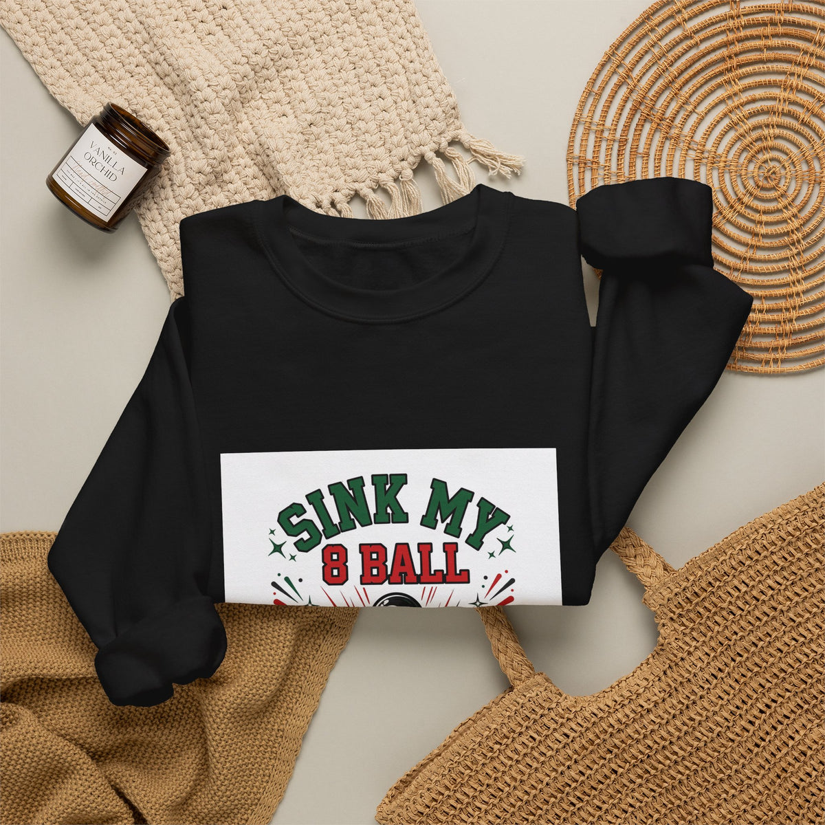 Sink My 8 Ball — Funny Pool Sweatshirt