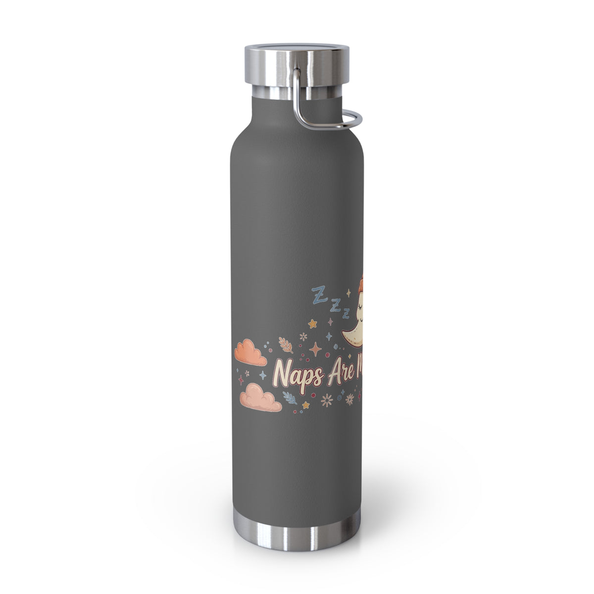 Naps Are My Love Language — Funny 22oz Copper Vacuum Insulated Bottle