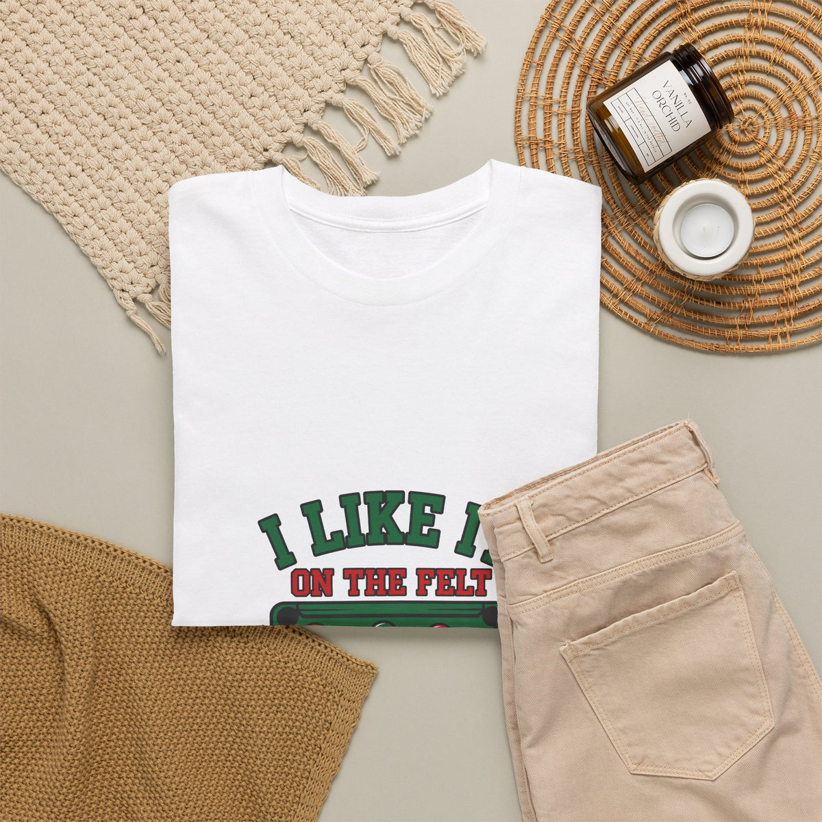 I Like It on the Felt — Funny Pool T-Shirt
