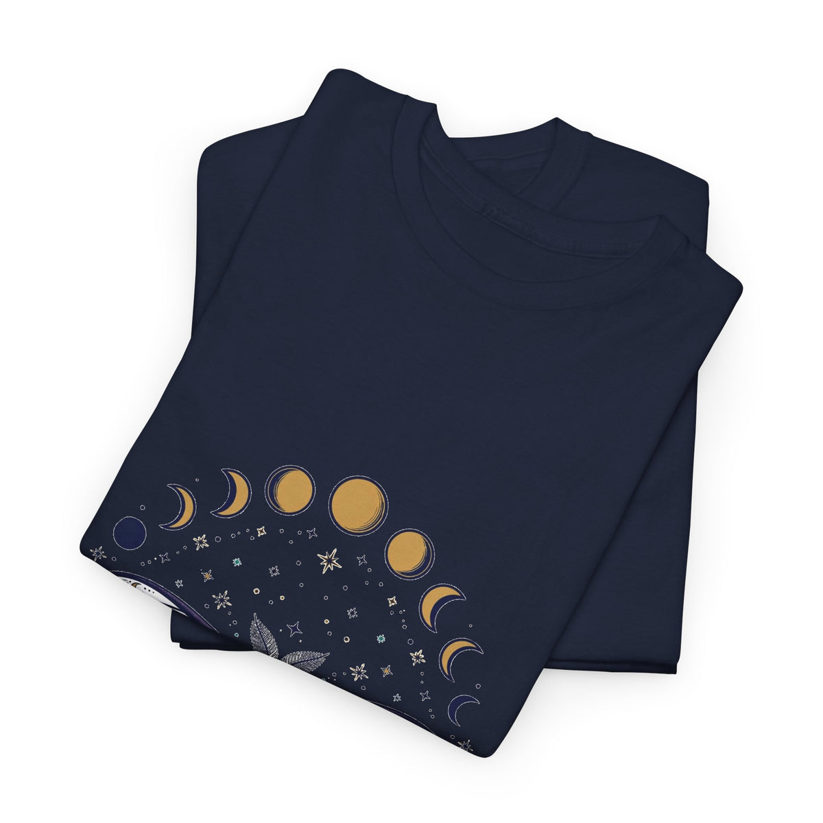 Celestial Luna Moth T-Shirt | Mystical Moon Phases Tee