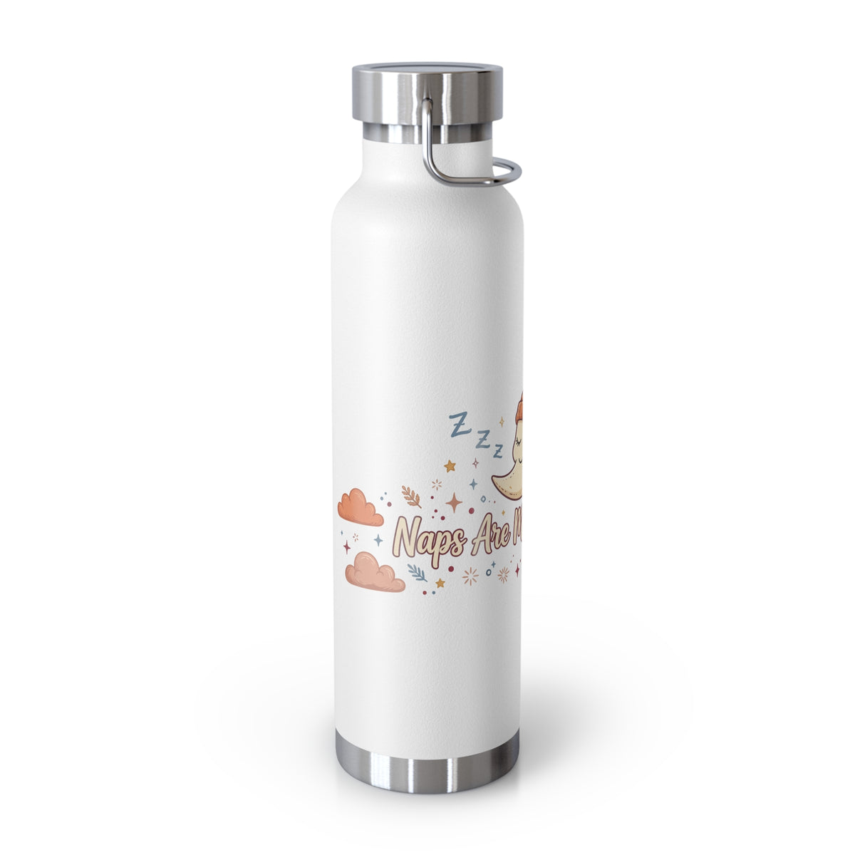 Naps Are My Love Language — Funny 22oz Copper Vacuum Insulated Bottle
