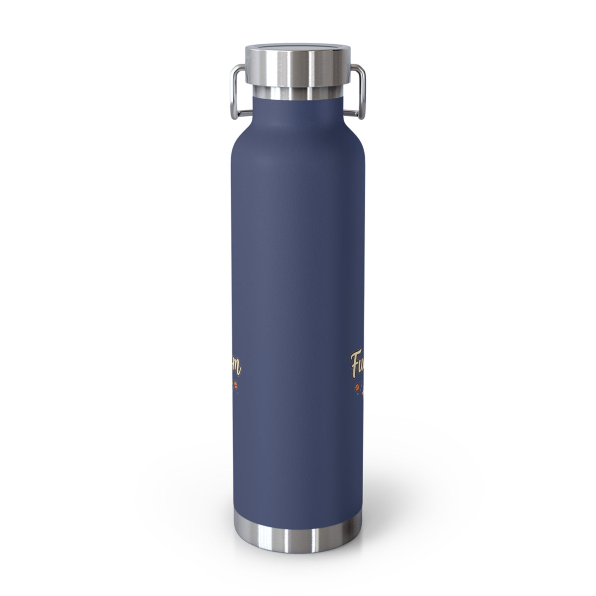 Fueled by Coffee & Sarcasm — Funny 22oz Copper Vacuum Insulated Bottle