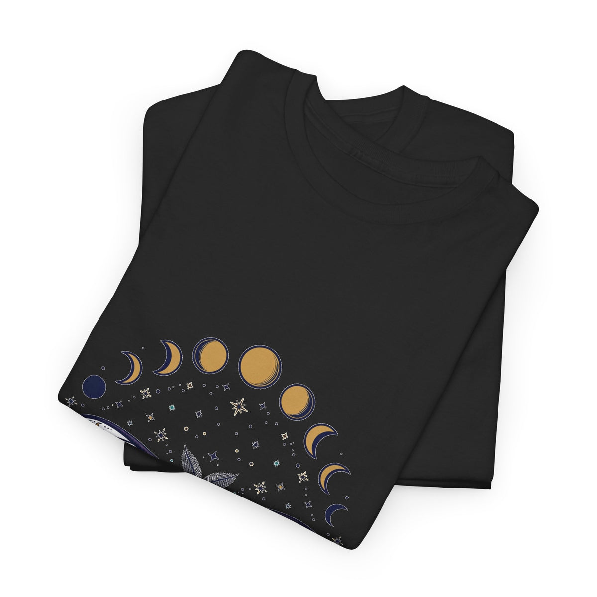 Celestial Luna Moth T-Shirt | Mystical Moon Phases Tee