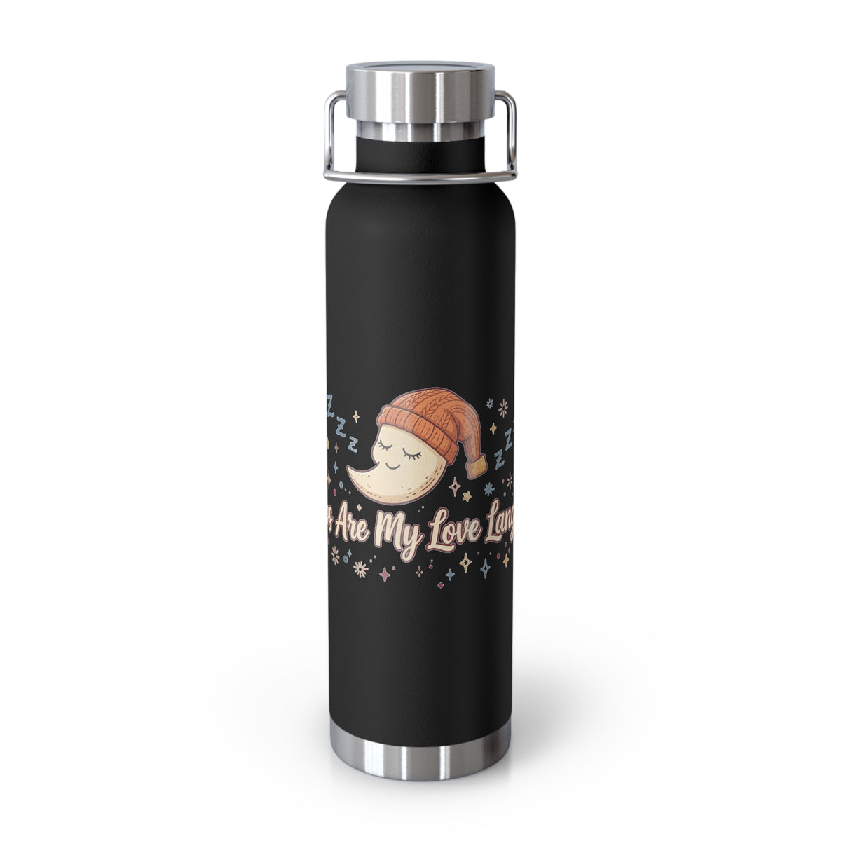 Naps Are My Love Language — Funny 22oz Copper Vacuum Insulated Bottle