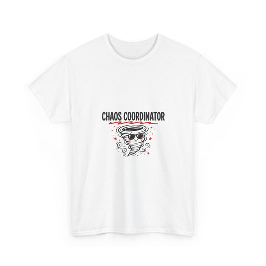 Chaos Coordinator Funny T-Shirt | Mom Life Tornado Tee