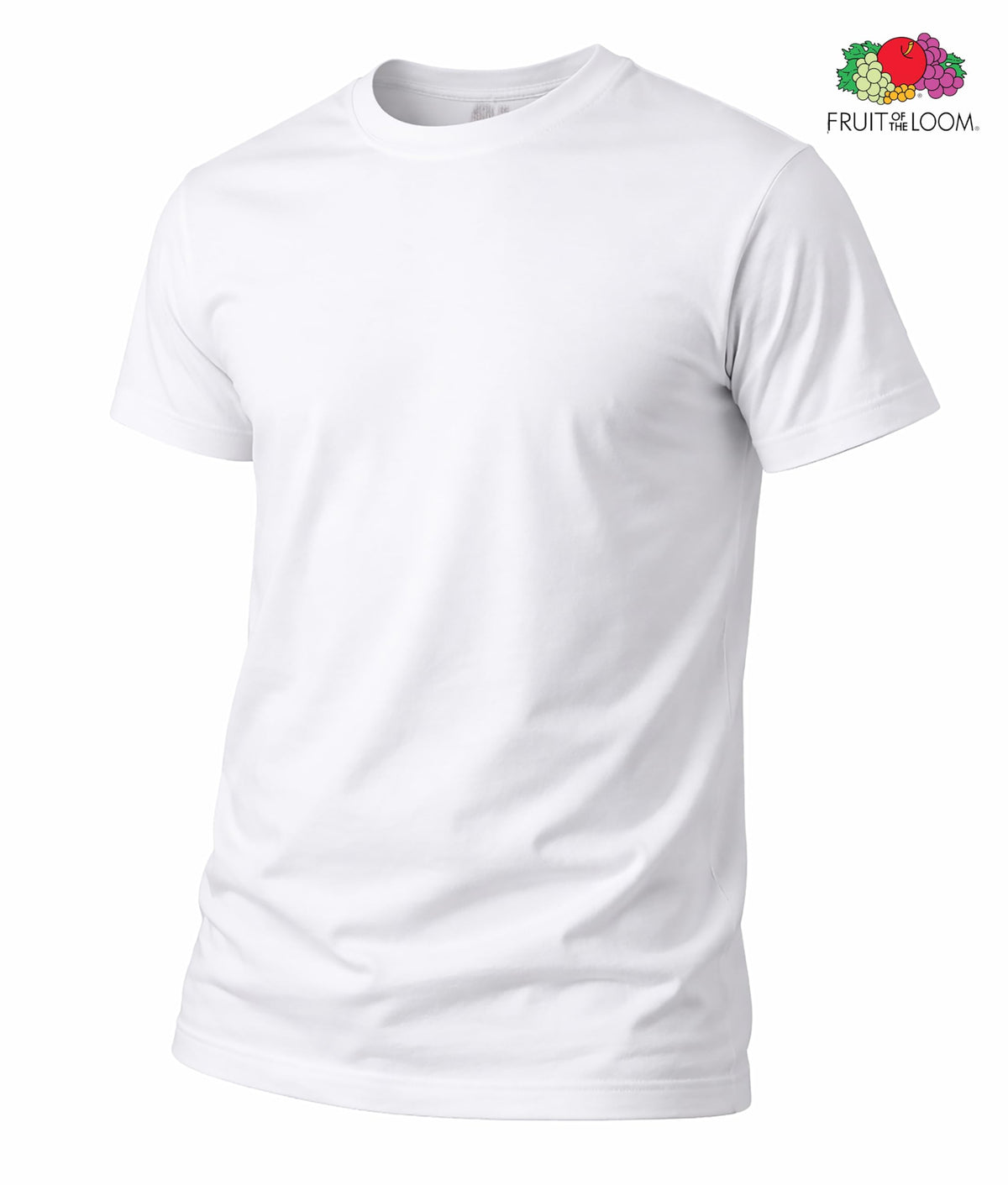 Fruit of The Loom Men's Crew Tee Undershirts, Moisture Wicking & Tag Free, Also Available in Big & Tall